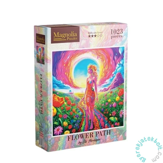 Magnolia 1023 db-os Square puzzle - Flower Path - Elif Hürdogan Special Edition (8613)
