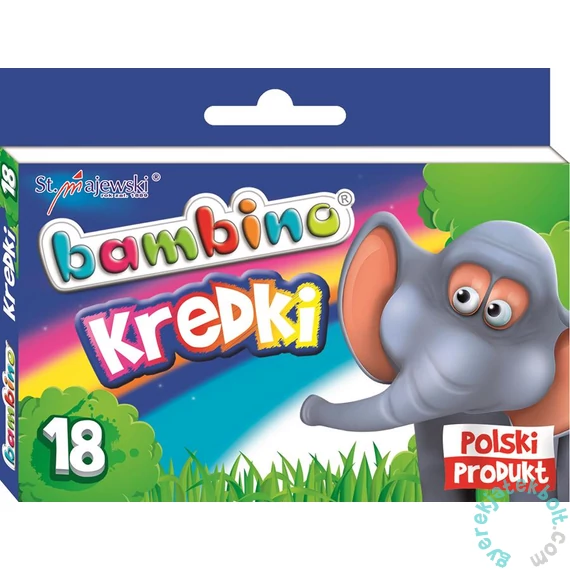 Bambino 18 színű zsírkréta (000201)