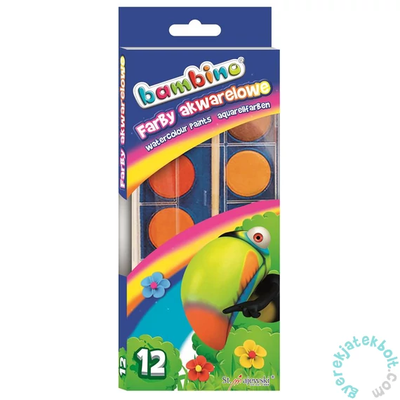 Bambino 12 színű vízfesték készlet (001857)