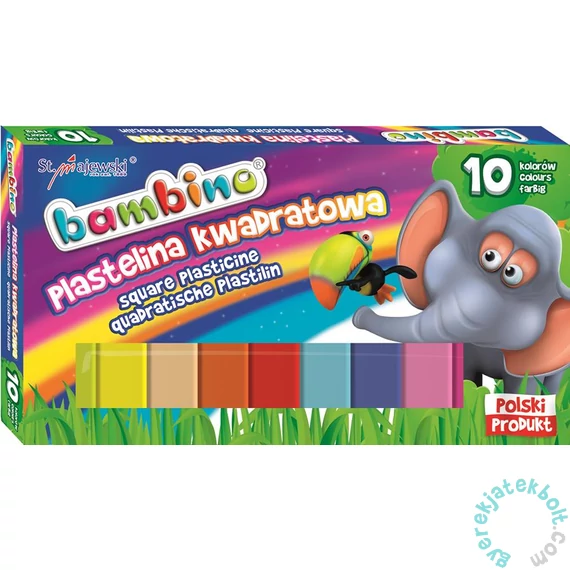 Bambino 10 színű gyurma (002823)