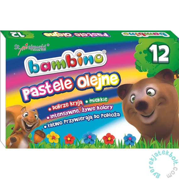 Bambino 12 színű olajpasztell kréta (003110)