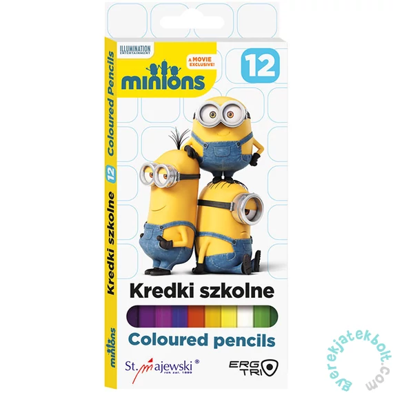 Minyonok 12 db-os színesceruza - készlet (171789)
