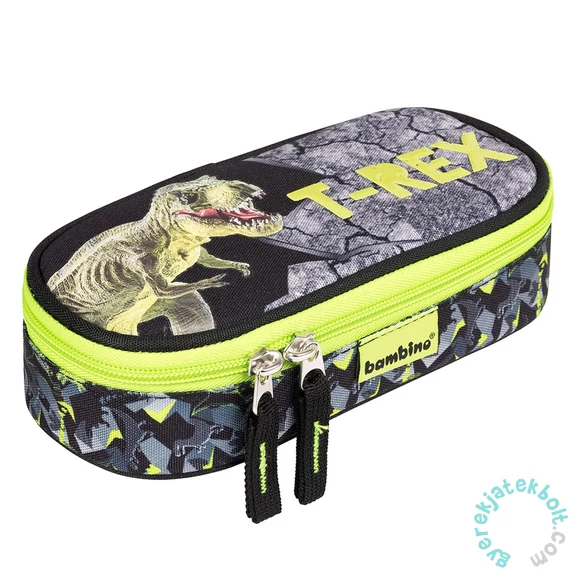 Majewski - Bambino Premium - Dinoszauruszos ovális tolltartó - T-REX (650529)