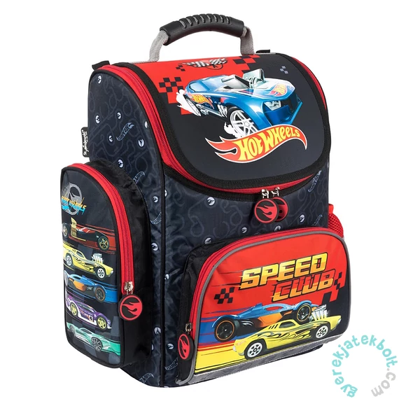 Majewski - Hot Wheels ergonomikus iskolatáska - Speed Club (650796)