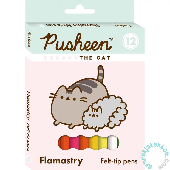 Pusheen Cat 12 színű filctoll készlet