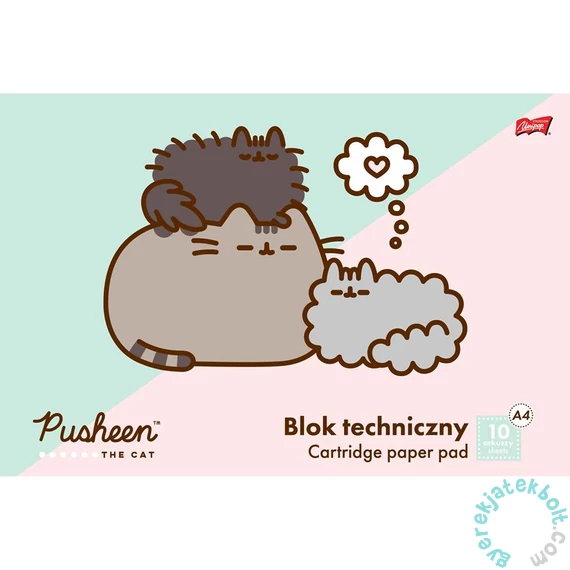 Pusheen Cat A/4 rajztömb - 10 lapos
