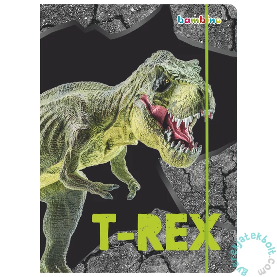 Bambino Premium A/4 gumis mappa - T-Rex (654688)