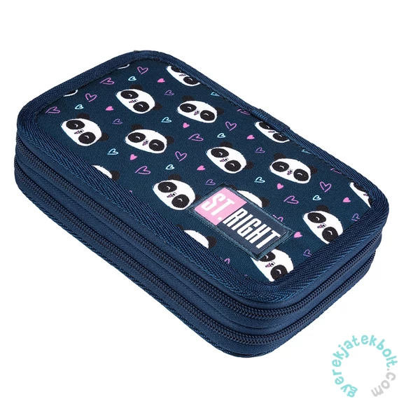 St.Right - Love Panda felszerelt emeletes tolltartó