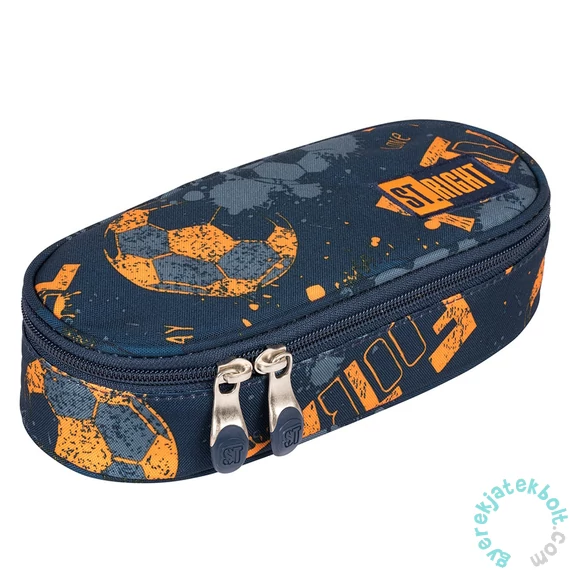 Majewski - St.Right - Focis ovális tolltartó - Soccer Balls (653292)