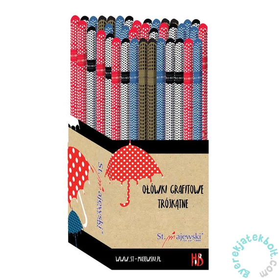 Umbrella háromszög HB grafit ceruza (202421)