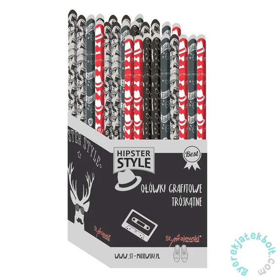 Hipster háromszög HB grafit ceruza (202575)