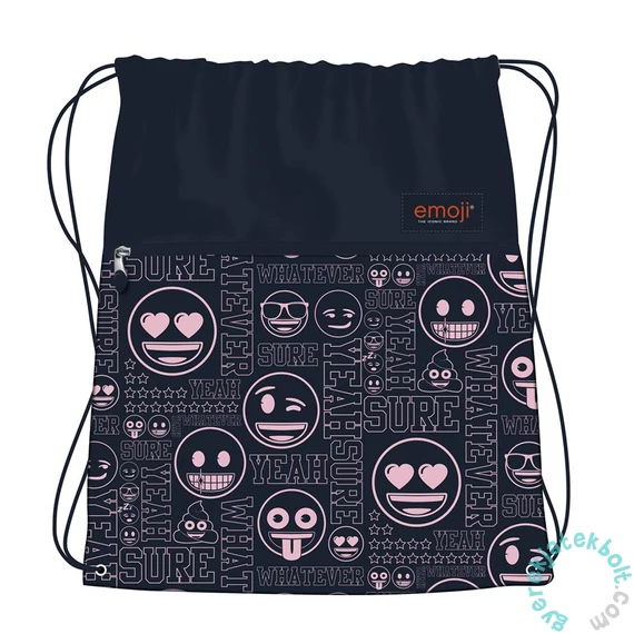 Emoji tornazsák - pink (207402)