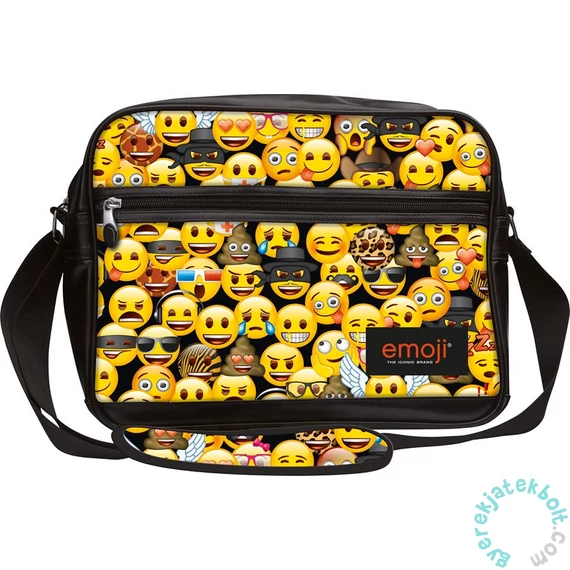 Emoji oldaltáska - 2 külső zsebbel (242120)