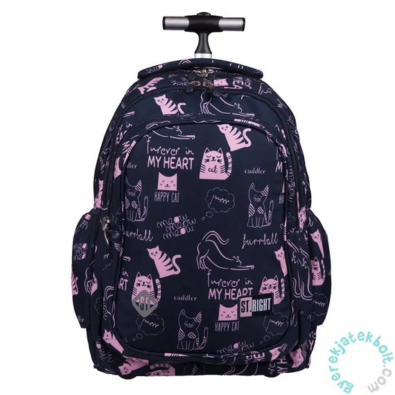 St.Right - Cats görgős iskolatáska, hátizsák (620973)