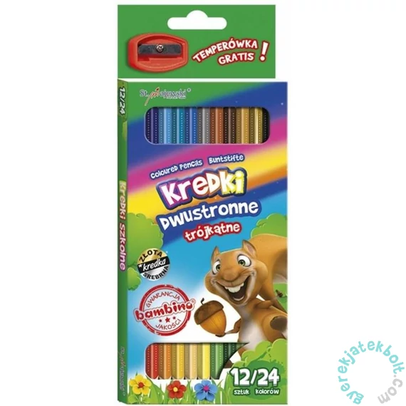 Bambino Duo Colour 12 db-os dupla színű ceruza készlet