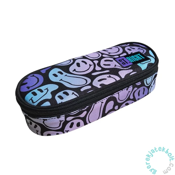 St. Right - Crazy Faces ovális tolltartó (665639)