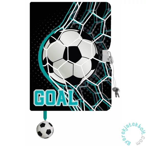 Bambino Premium kulcsos napló - A/5 - 96 lapos - Goal (675072)