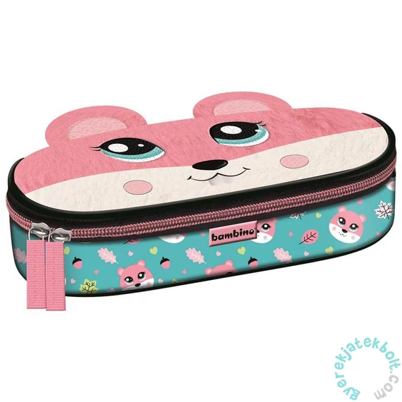 Bambino Premium - Mókusos ovális tolltartó (663710)