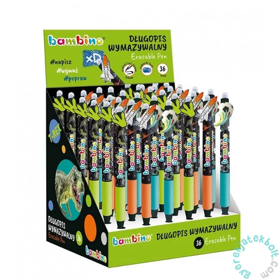 Bambino radírozható golyóstoll - többféle (657726)