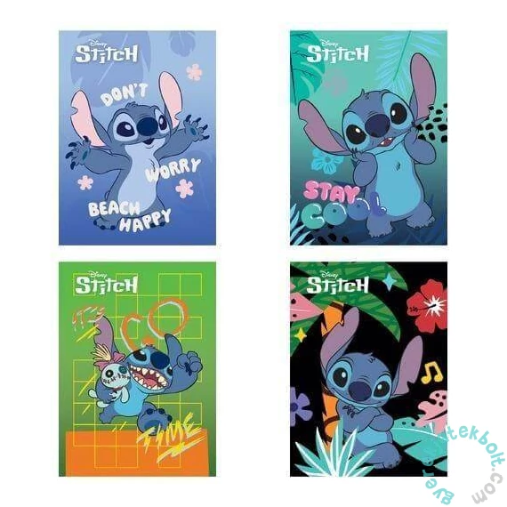 Disney - Stitch A/4 vonalas füzet - 32 lapos - többféle (686573)