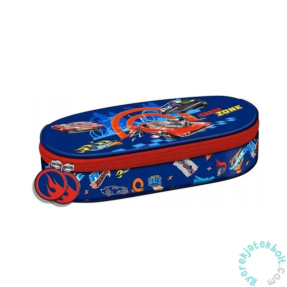 Hot Wheels ovális tolltartó - Crash Zone (642395)