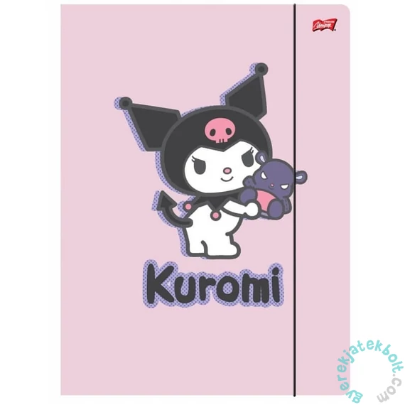 Kuromi A/4 gumis mappa - rózsaszín (693977)