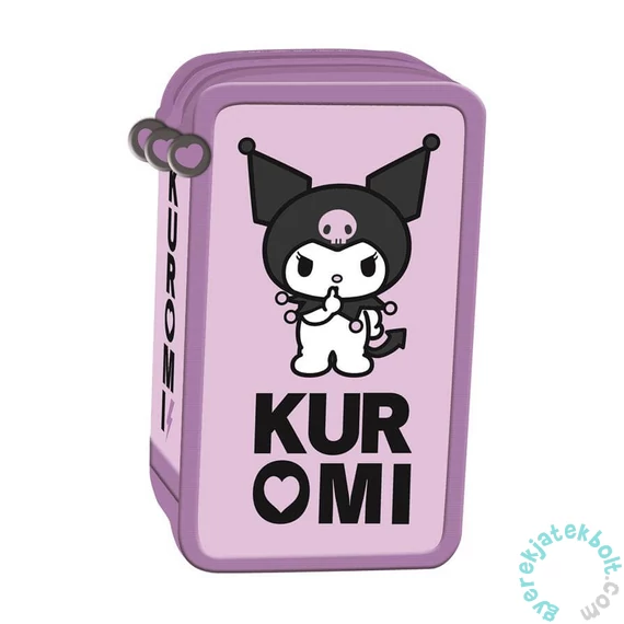 Kuromi Violet - felszerelt 3 emeletes tolltartó - lila (694127)