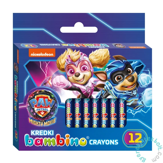 Mancs őrjárat 12 színű zsírkréta (660719)