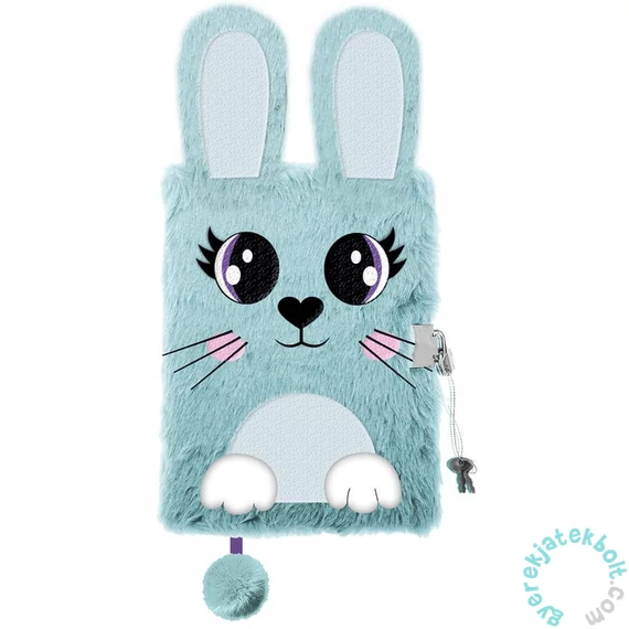 My little friend 3D szőrmés kulcsos napló - A/5 - 96 lapos - Rabbit (686979)