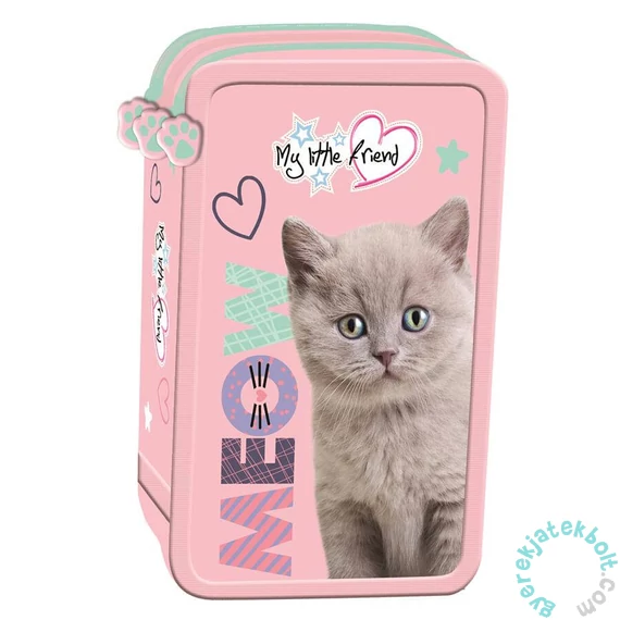 My little friend felszerelt 3 emeletes tolltartó - Fluffy Kitty (687082)