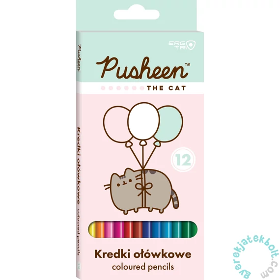 Pusheen Cat 12 db-os színes ceruza készlet (657979)