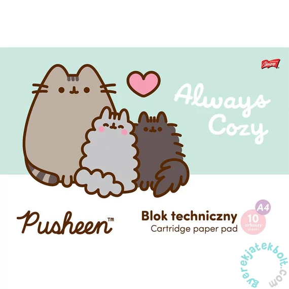Pusheen cicás A/4 rajztömb (663307)