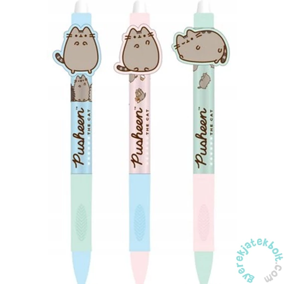 Pusheen cicás golyóstoll - radírozható - többféle (659317)