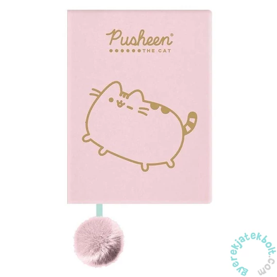Pusheen cicás jegyzetfüzet - vonalas - 96 lapos (652080)