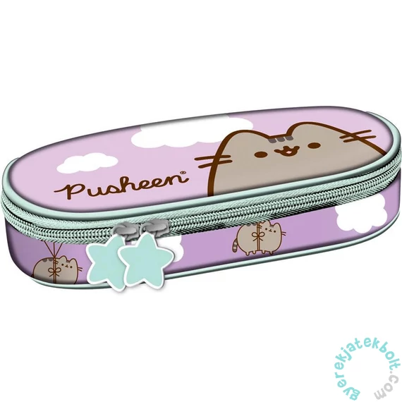 Pusheen cicás ovális tolltartó - Violet (682711)