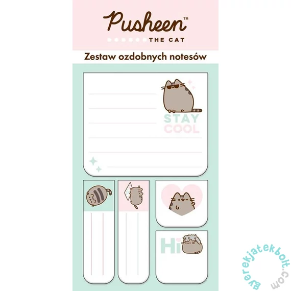 Pusheen Jegyzetfüzet készlet - 5 db-os