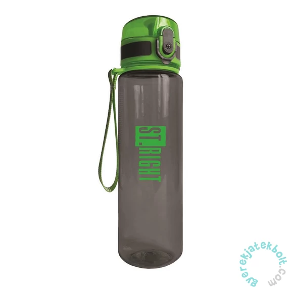 St. Right Black and Green műanyag kulacs - 500 ml (692536)