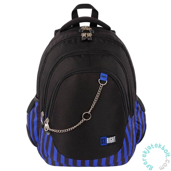 St.Right - Blue and Black 4 rekeszes iskolatáska, hátizsák (667510)