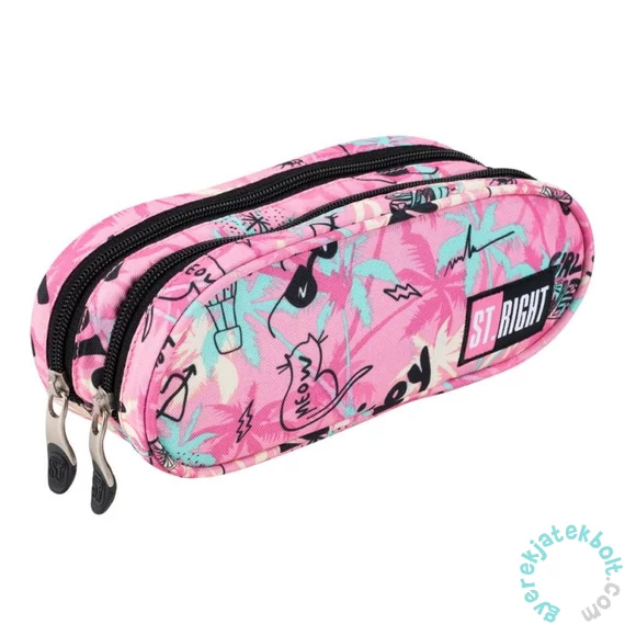 St.Right - Pastel Summer kétrekeszes ovális tolltartó