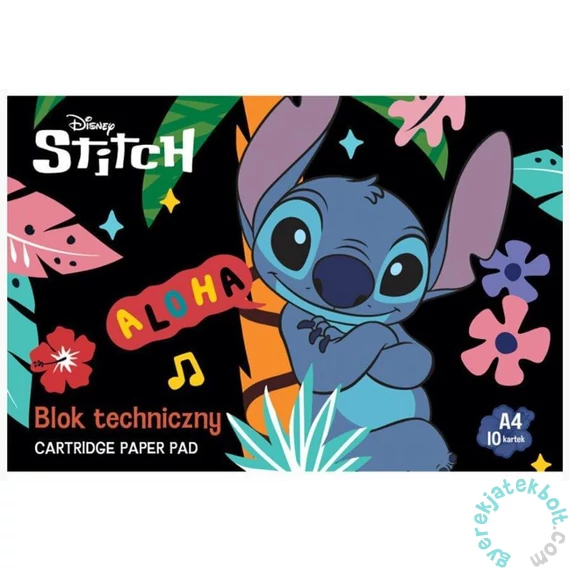 Stitch A/4 rajztömb - 10 lapos (686474)