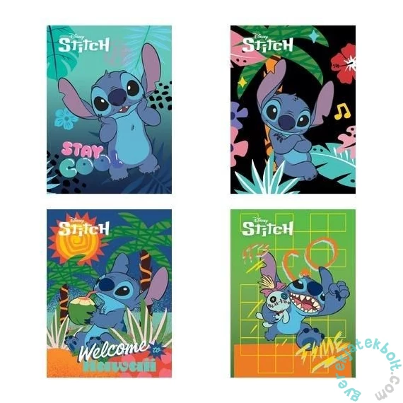 Stitch A/5 jegyzetfüzet - kockás - többféle (686597)