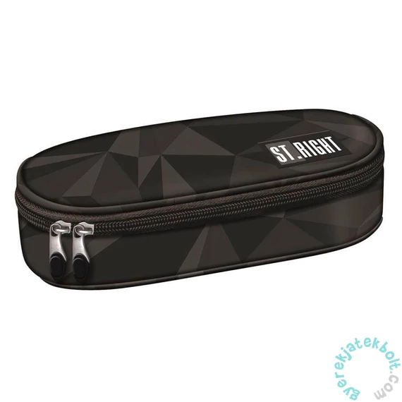 St.Right - Geometric Grey ovális tolltartó (680854)