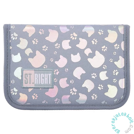 St.Right - Silver Cats kihajtható tolltartó (664533)