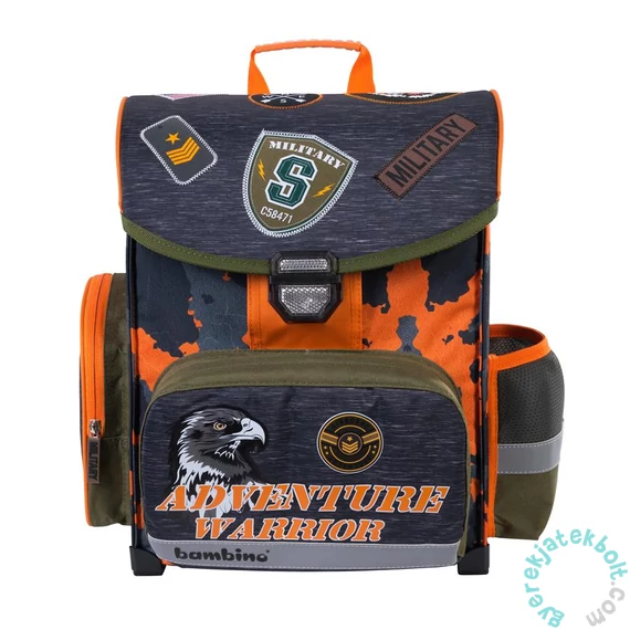Military ergonomikus iskolatáska - Adventure warrior - Bambino