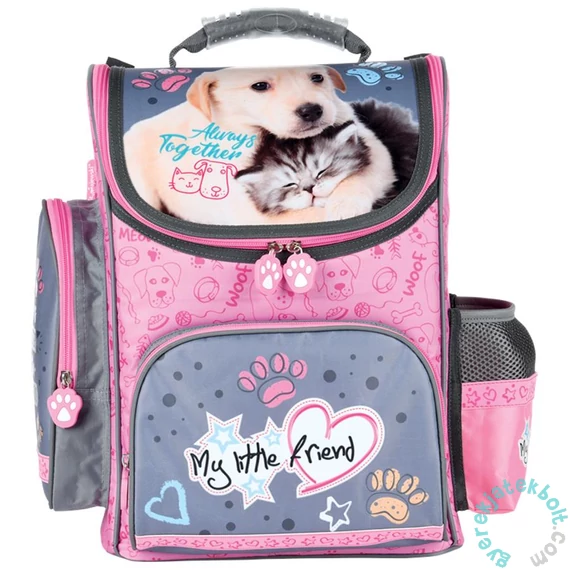 My little friend ergonomikus iskolatáska - Cat &amp; Dog