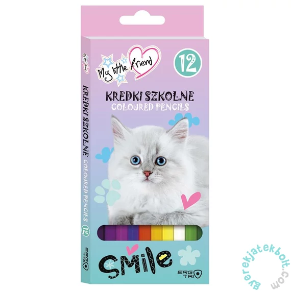My little friend háromszög színes ceruza - 12 db-os - kétféle