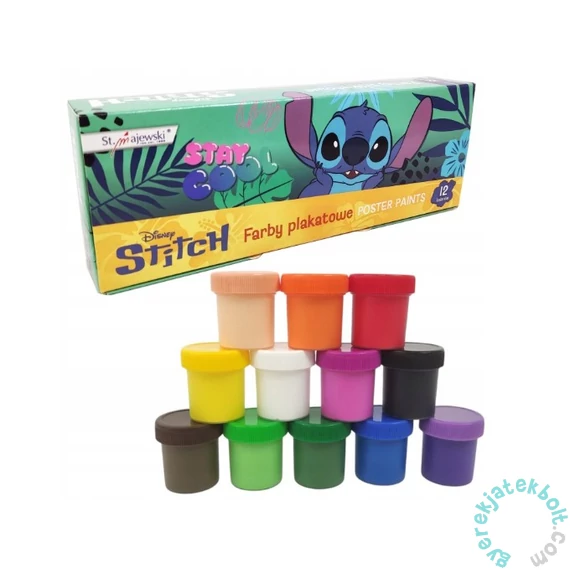 Stitch 12 színű plakátfesték (686429)