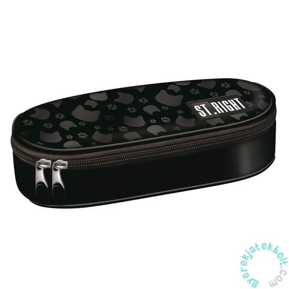 St. Right - Black Cat ovális tolltartó (664601)