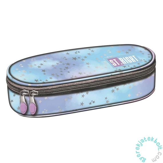 St. Right - Csillagos ovális tolltartó - Pastel Stars (664113)