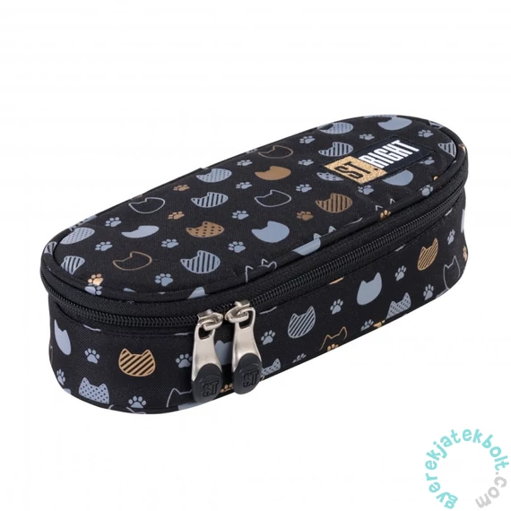 St.Right - Golden Cats cicás ovális tolltartó